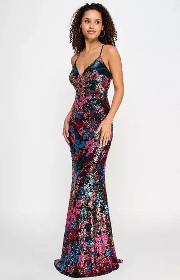 formal black velvet dress long One Shoulder Black Velvet Long Prom Dresses, Black Velvet Long Formal Graduation Dresses, US 16 / Black as Pics / With Rush+$19.99 main image 1