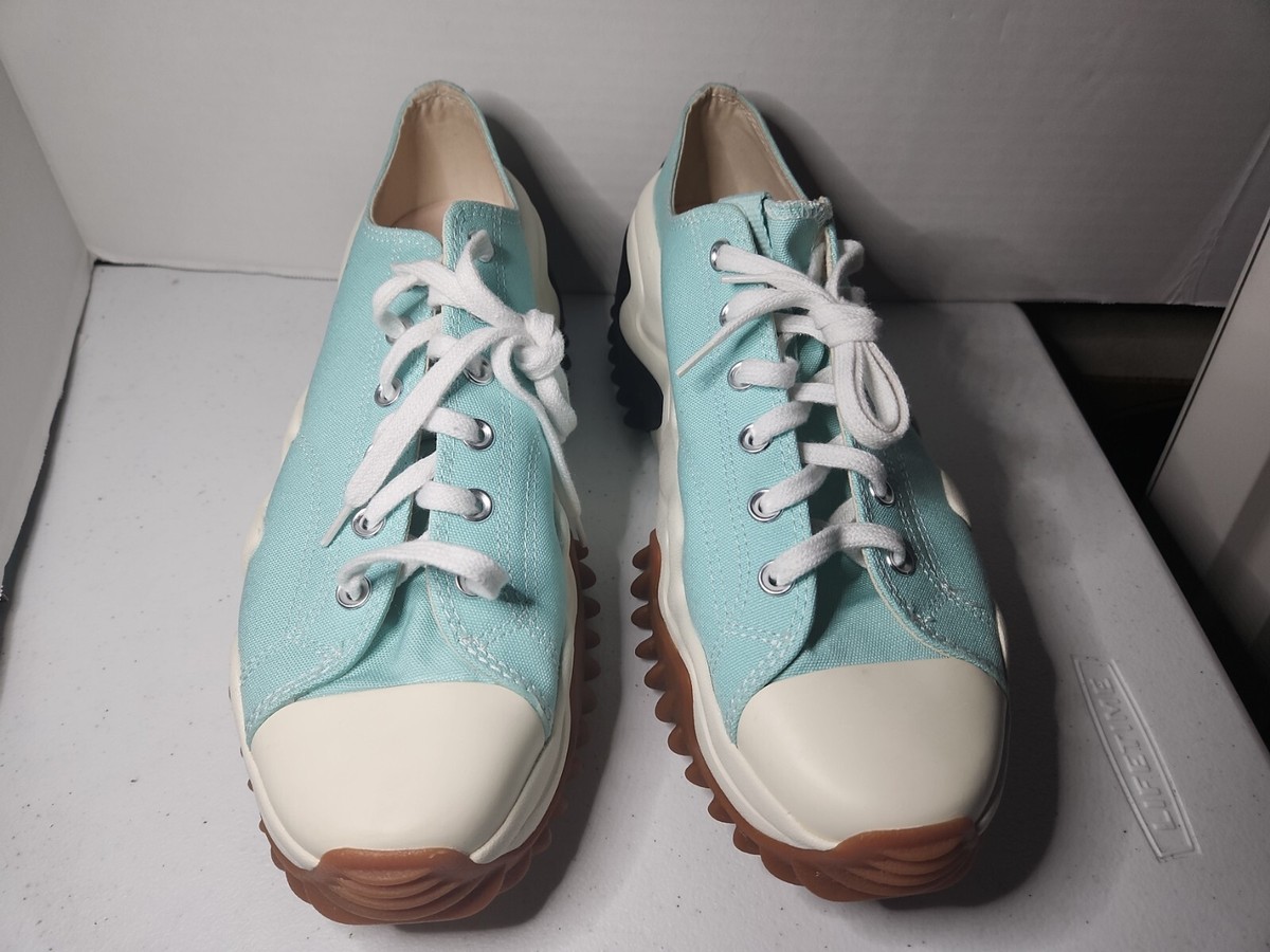 Converse Run Star Motion Ox Mens 9.5 Aqua‎ Blue Excel Platform Lug Sole A01175C Converse Run Star Motion Platform Low Green for Sale  main image 2