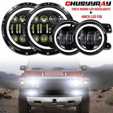 For Hummer H2 H3t 03-09 7 Inch Halo Led Headlight Drl4 Halo Fog Lights Kit For Hummer H2 H3t 03-09 7 Inch Halo Led Headlight Drl4 Halo Fog Lights Kit