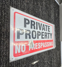  QTY 20 Dxsign Private Property No Trespassing Sign T-016 10" x 14"