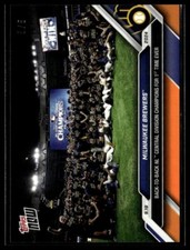 2024 Topps Now 715 Milwaukee Brewers Team Clinch Division 1st Orange 5/5