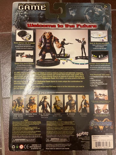 Shadowrun Duels Action Figure Game - Series 1: Lothan The Wise Case - Picture 2 of 2