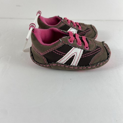 Baby Girl Infant Size 1 (3-6M) Rising Star Sneakers - Picture 3 of 6