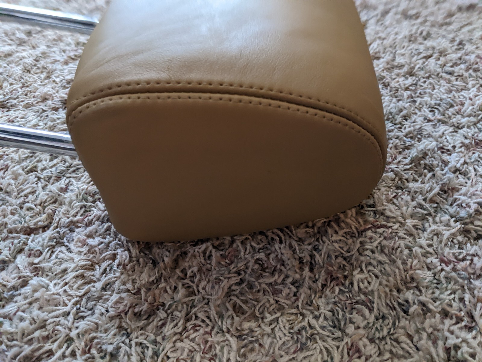 tan saffron front Headrest head rest bentley continental flying spur left right