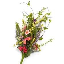 Artificial 20" Spring Meadow Assorted Floral Spray