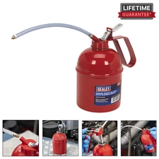 850ML Thumb-Operated Lever Metal Oil Can With Flexible Spout - TP1000