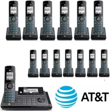 AT&T 14 Handset Cordless Bluetooth Smart Home Phone System CLP99587 CLP99007
