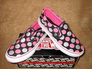 hot pink glitter vans