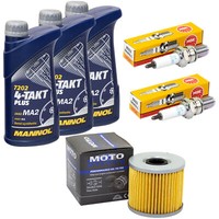 Inspektion Set ÖL 3L FüR Suzuki GR 650 GP51A GR650 1983-1989 ÖLfilter ZüNdkerzen