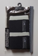 Nike Premier WristBands Tennis 2011 Black/Neutral Grey/White One Pair