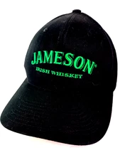 HAT Jameson Irish Whiskey Cap Black Green S/M Size BallCap
