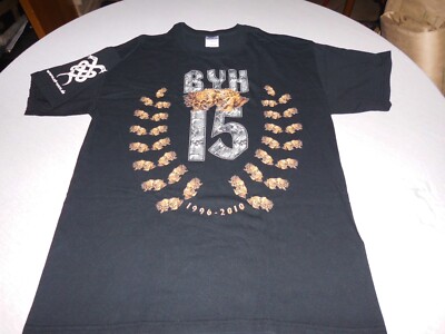 BANG YOUR HEAD SHIRT 2010 ''15'' L Gildan Heavy Cotton very good-good ART WORX