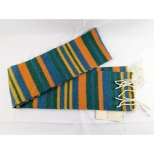 Marni Size: OS / Sciarpa Uomo Striped Brushed Wool in Sea Green BNWT