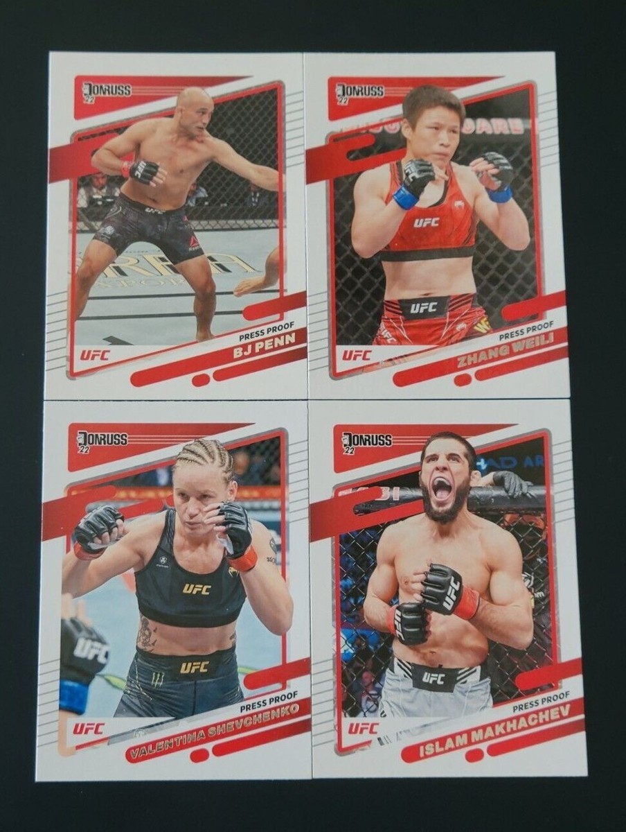 2022 Donruss UFC MMA PRESS PROOF SILVER Parallels You Pick the Card