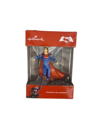 Hallmark DC Comics Batman V Superman Dawn of Justice Superman Christmas Ornament