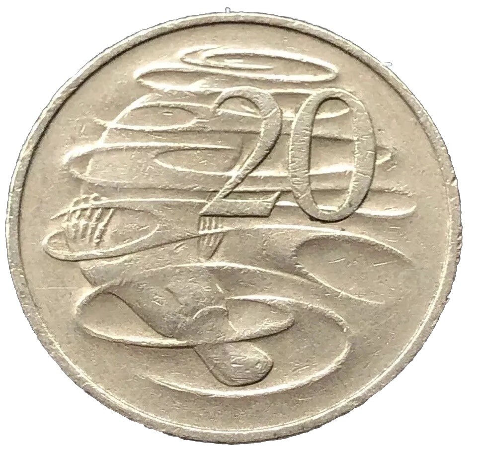 1977 AUSTRALIAN 20 CENT COIN | QEII | PLATYPUS | CIRCULATED