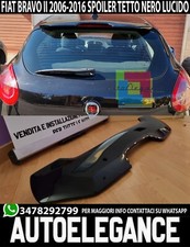 Heckspoiler Fiat Bravo II Dachspoiler Sportlicher Look Schwarz Glänzend