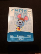 BROCCOLO ANIMAL CROSSING AMIIBO SERIES 2 CARD #149 TRACKED AU POST geniuine