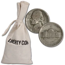 35% Silver Jefferson War Nickels - $200 Face Value - Circulated