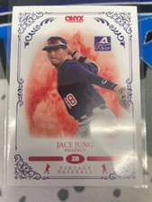 2022 Onyx Vintage Baseball Base #OV-JJ Jace Jung - Prospect