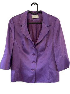 purple evening jacket
