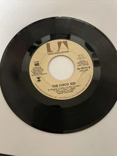 WAR: the cisco kid UA 7" Single 45 RPM