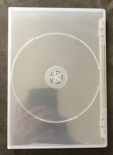 Slim clear Transparent Double Disc DVD Blu-ray cases 6mm Lot Of 10