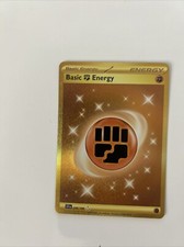 Pokémon TCG Basic Fighting Energy Scarlet & Violet-Base Set 258/198 Holo...