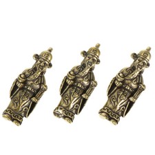 Sculpture Decor 3 Pcs Keychain Car Chinese Style Bracelet Pendants