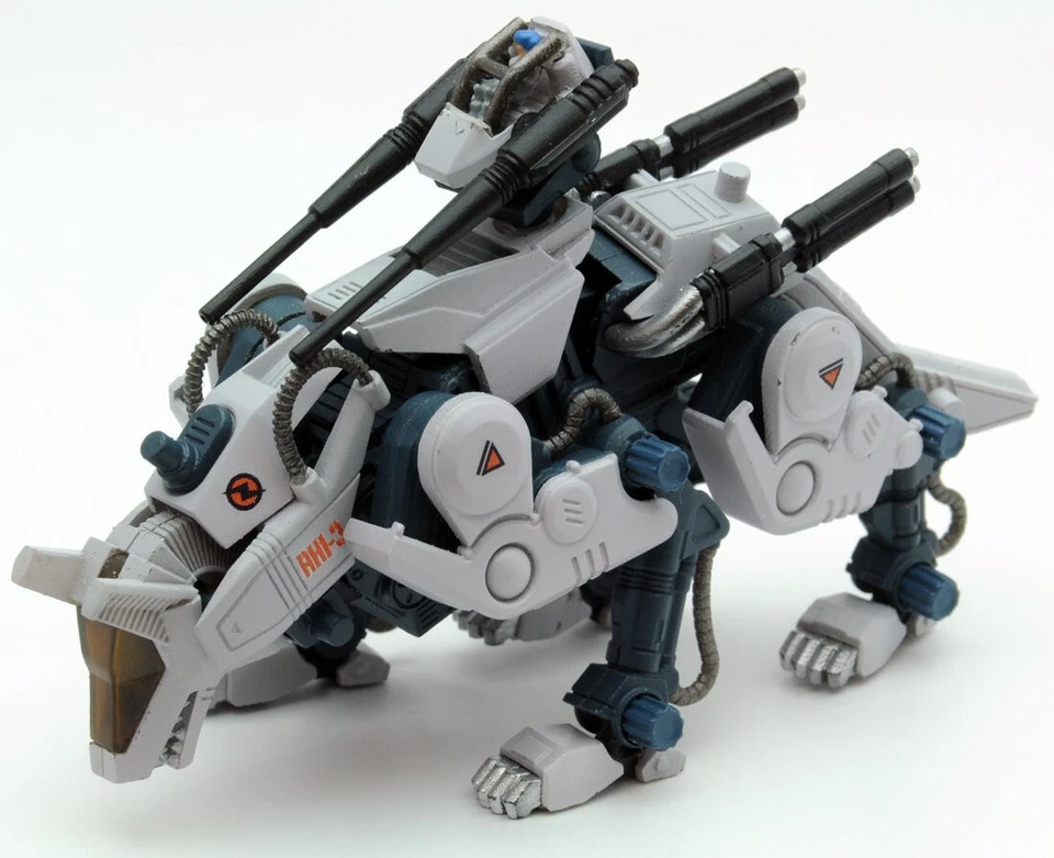 Kit modelo prepintado A索斯洛依德ゾイドTomytec ZOIDS MSS MZ008 RHI-3 Command Wolf 1/144 Foto 2 de 4