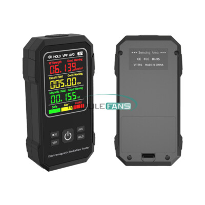 Digital EMF Meter Electromagnetic Field Radiation Detector RF Strength Tester