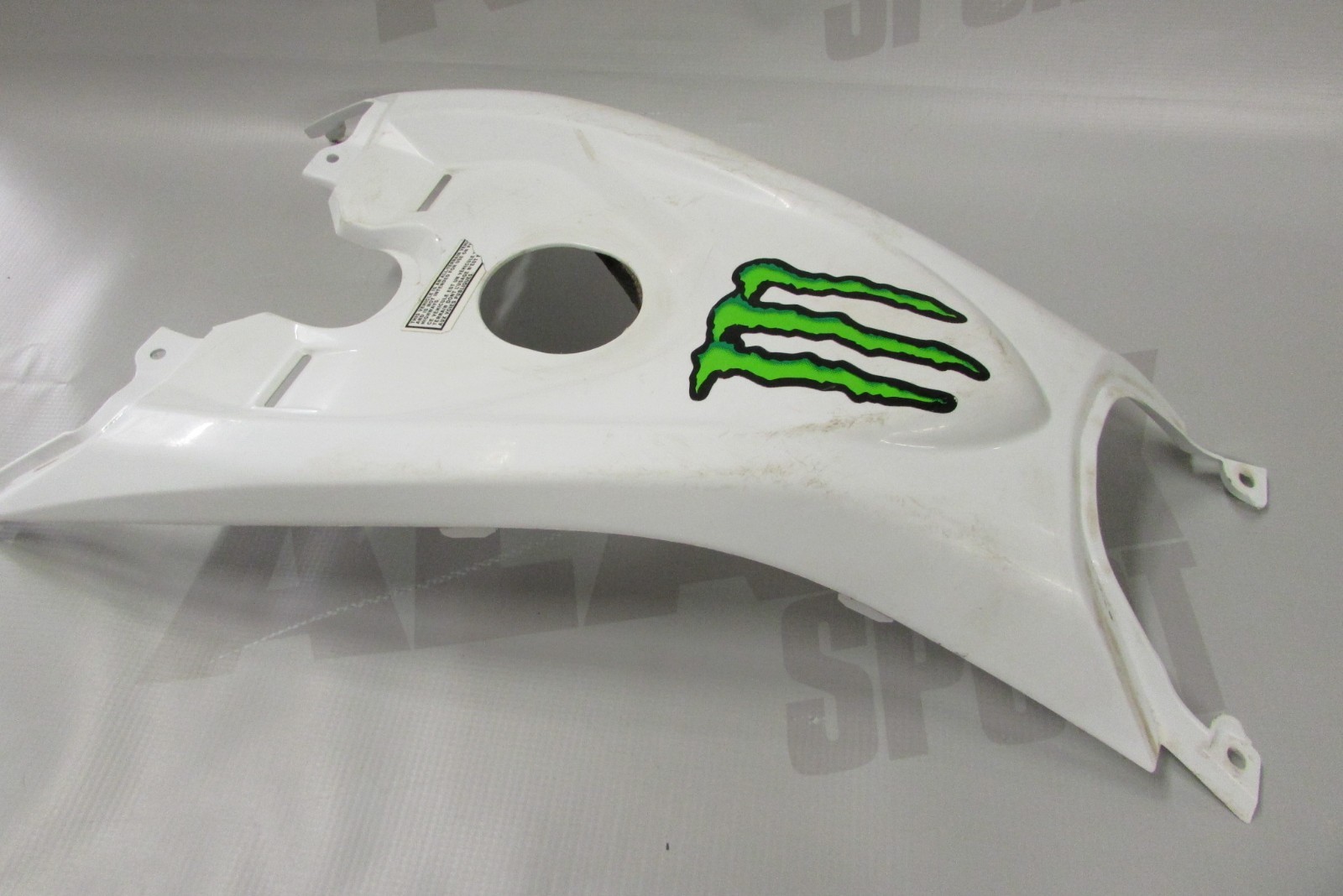Used OEM Yamaha White Fuel Tank Cover cowling Raptor 700 YFM700R 1PE ...