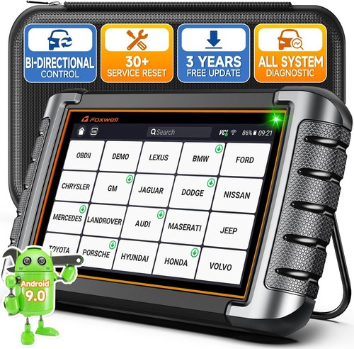 FOXWELL NT809 OBD2 Scanner All System Bidirectional ABS SRS OIL SAS Reset Tool - Picture 14 of 15