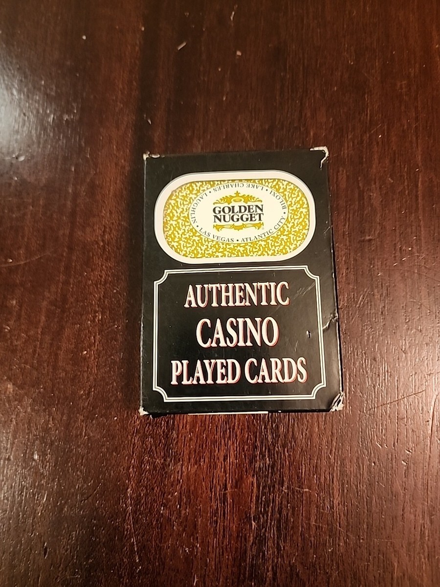 Golden Nugget Casino Hotel Las Vegas Deck Playing Cards Gold | eBay