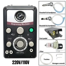 Pneumatic Jewelry Engraving Machine Impact Graver Jewelry Engraver Double Ended