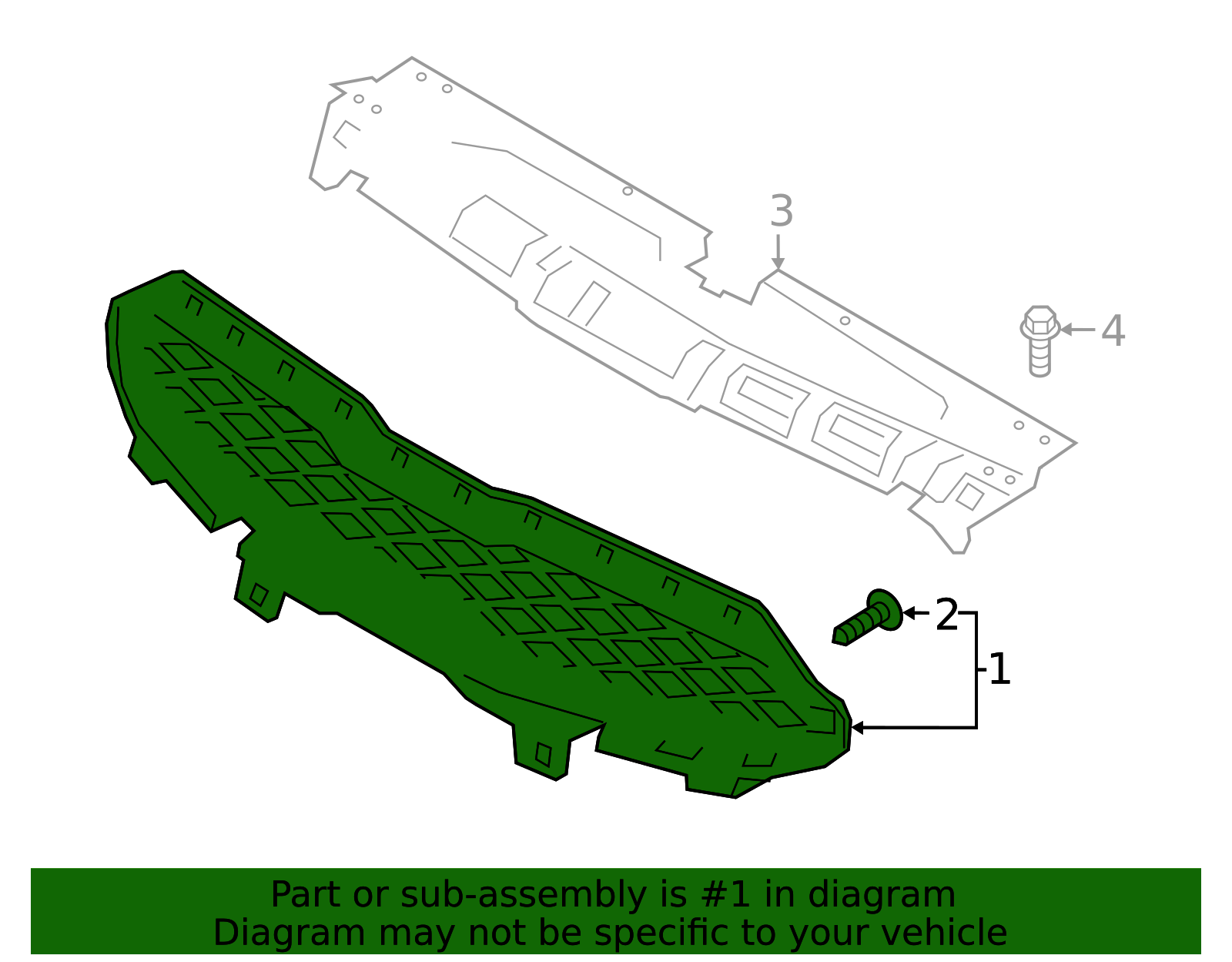 OEM Kia Forte Sedan GT Grille 86350-m6210 Chipped Scratches for  