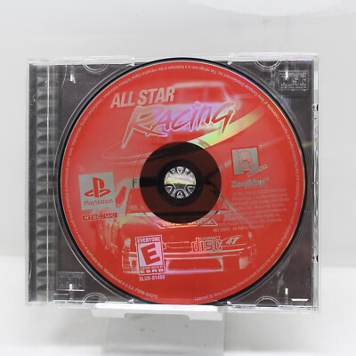 All Star Racing (Sony PlayStation 1, 2002) No Manual