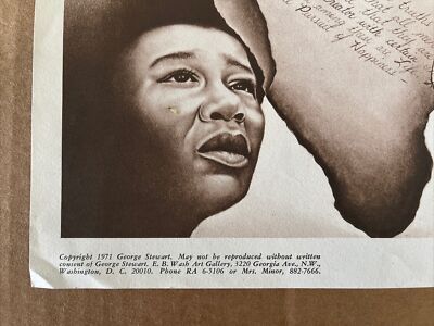 Vintage Poster Angela Davis Black Panthers Political Illustration