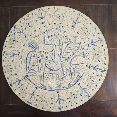 Vintage 1965 Springbok THE CAVALIER Picasso Art Round 100