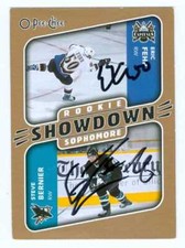 Eric Fehr & Steve Bernier autographed Hockey Card 2006-2007 O-Pee-Chee Rookie