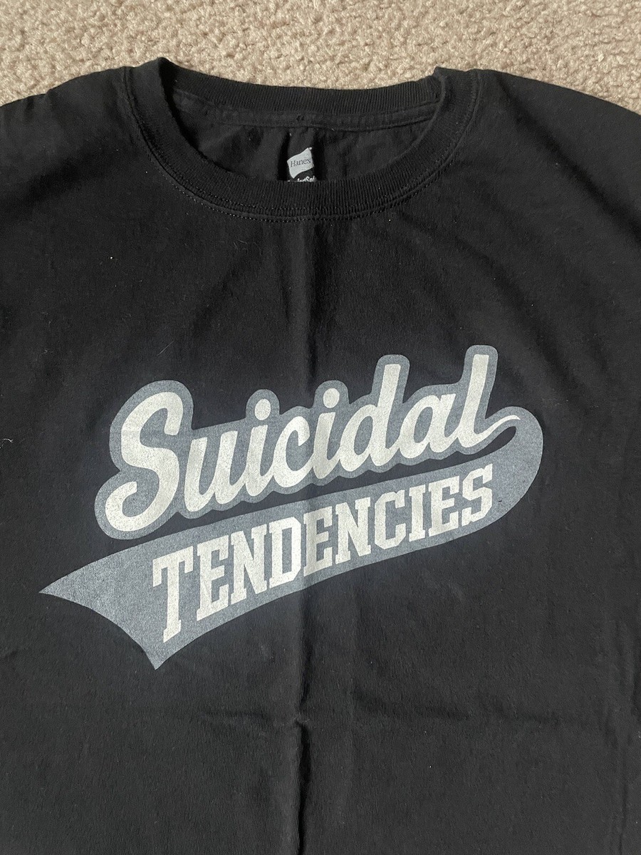 Suicidal Tendencies Band T-Shirt Men's L Black Number 13 Suicidal Tendencies Band T-Shirt Men's L Black Number 13