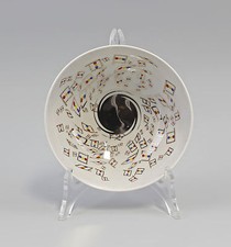 9988347 Porcellana Vassoio Ciotola Moderno Decorazione 6,5x15cm