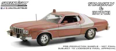 Ford Gran Torino Starsky & Hutch, Version Mit Schmutz 1976, Greenlight 1/24