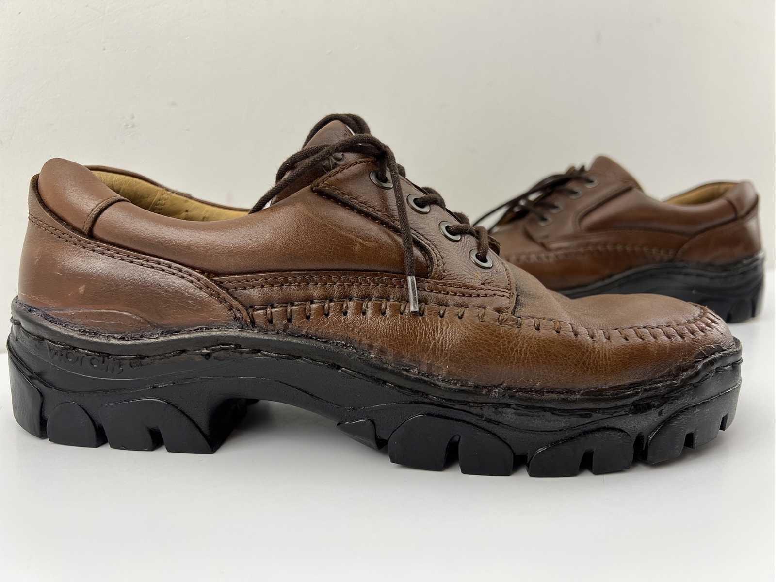 Ecco Seawalker Brown Leather Oxford 