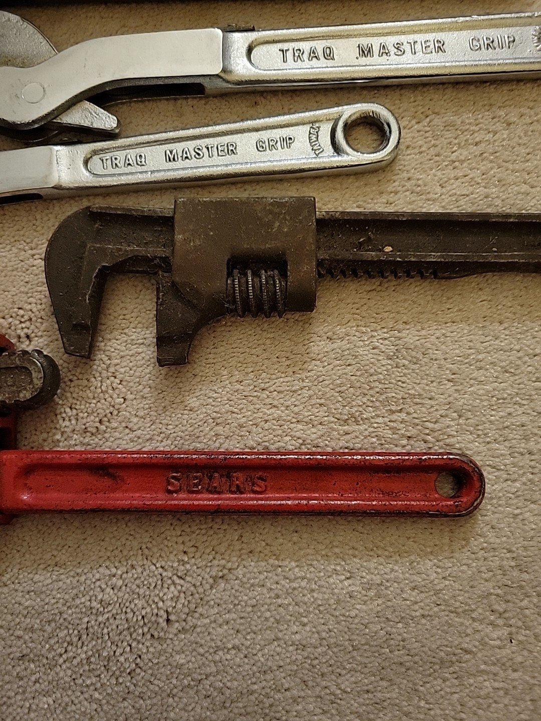 Vintage Antique adjustable pipe wrenches lot Of 10 Channellock