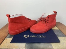 Del Toro Cukka red suede kanye west size 9 Italy made 