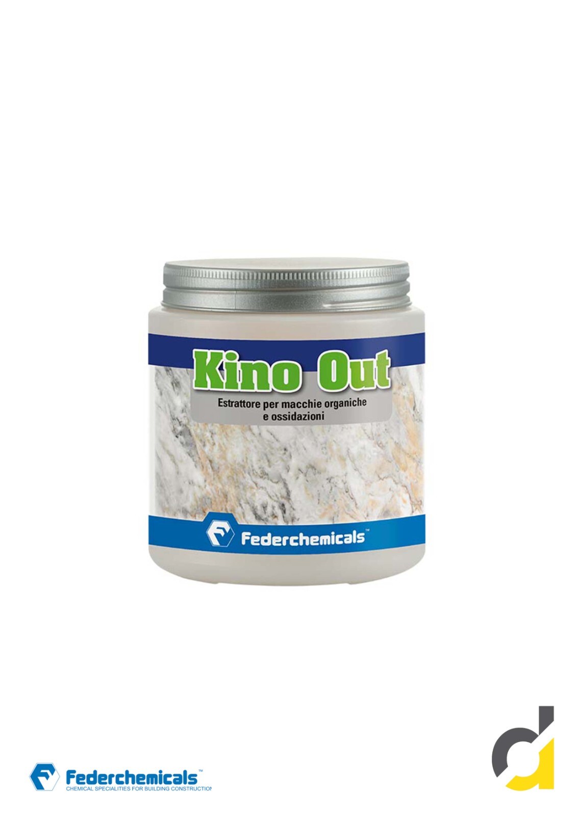 KINO OUT Federchemicals 1Lt - Smacchiatore Estrattore per Marmo e Pietra