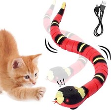 Snake Cat Toy, Smart Sensing Toys for Cats, Rechargeable Automatically...