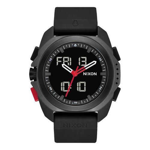 Nixon Y2K TEC Watch Analog Digital Stainless Steel Case 4 Digit 