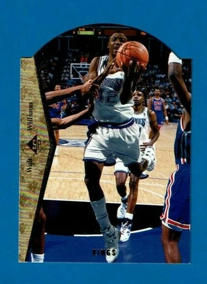 1994-95 SP DIE CUT parallel insert Walt Williams #D142 Sacramento Kings - Image 2 of 3